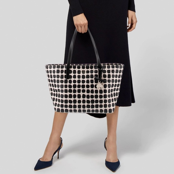 Kate Spade Black and White Hawthorne Tote - Picture 2 of 8